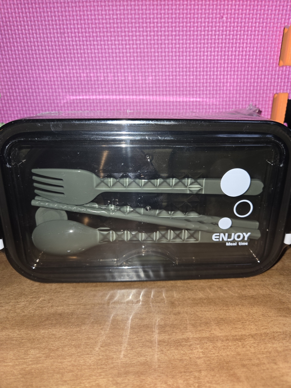 New Bento-style Lunch Box w/ Utensils – Leakproof, Stackable